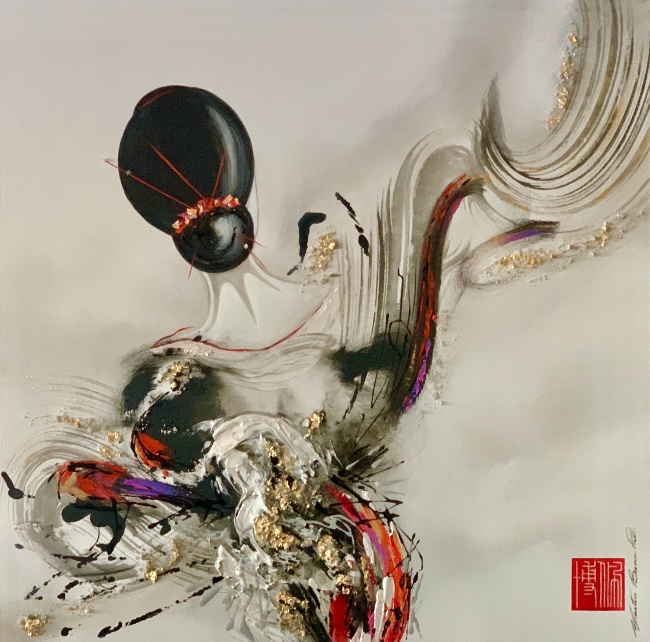 Martin Beaupre artist painter || Kfuku no dansu : Danser de bonheur